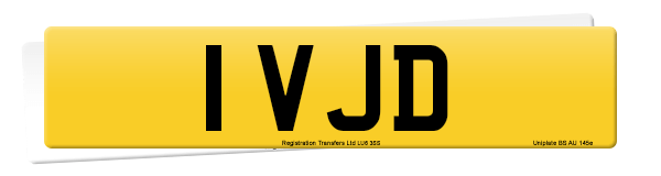 Registration number 1 VJD
